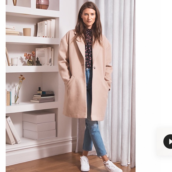 Elizabeth and James Self-Tie TAN Coat NEW W TAGS - Picture 2 of 10